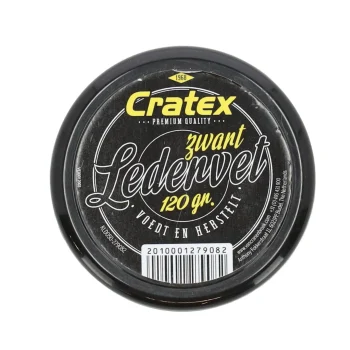Clearance Cratex Ledervet 120ml Zwart