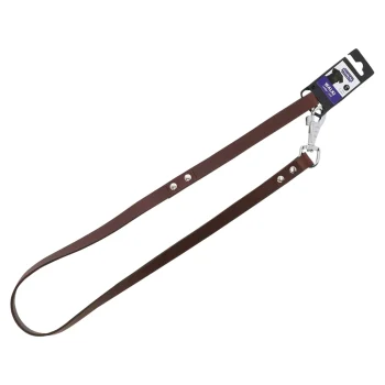 New Friendly Pet Looplijn Leder Rondo 12mm 100cm