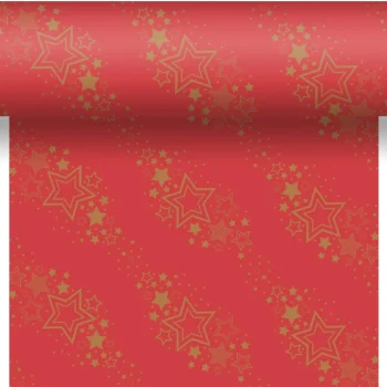 Best Duni Loper Cel 40 X 480 Cm 3-in-1 Holiday Star Red