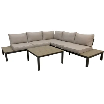 Clearance Bois Le Duc Loungeset Denice Antraciet