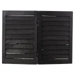 New O'malley Luik Hout 40 X 30 Cm Zwart