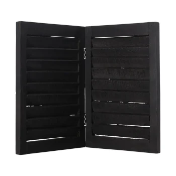 New O'malley Luik Hout 40 X 30 Cm Zwart