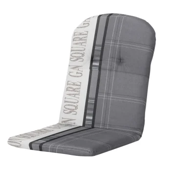 Discount Madison Garden Grey Kuipkussen Hoog 45x96