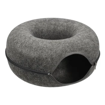 New Friendly Pet Mand Kat Vilt Donut 64cm