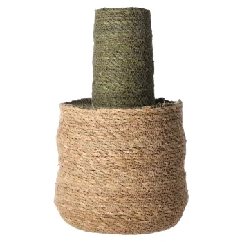 New Natural Collections Mand Zeegras 22 X 38 Cm Natural Green