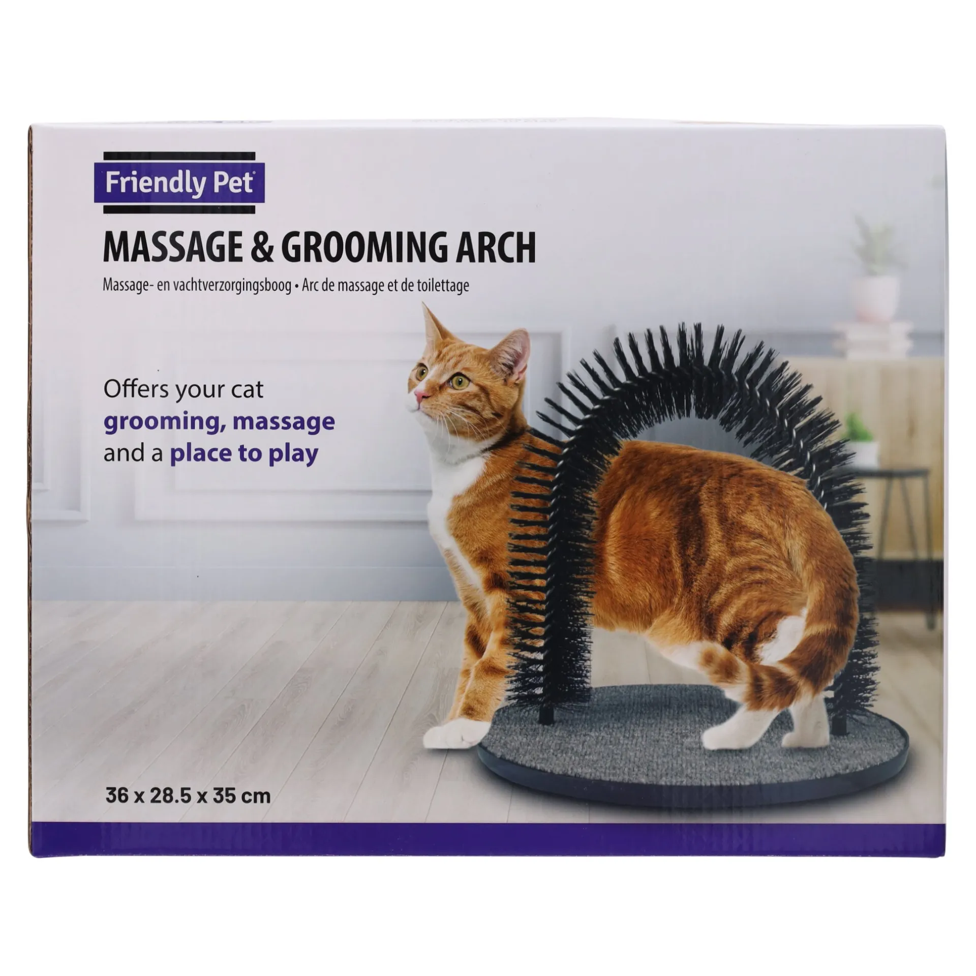 massageborstel-kat-boog-36x285-AEMNBqzI-0.webp Fashion Friendly Pet Massageborstel Kat Boog 36x28,5x35cm