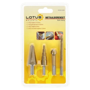 Best Lotus Metaalborenset Multi 4-delig