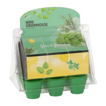 Best Buzzy Mini Greenhouse Kitchen Herbs 8