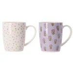 Fashion Decoris Mok Met Bloemen 10 Cm