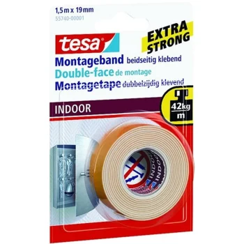 Outlet Tesa Montagetape Indoor 19mmx1.5M