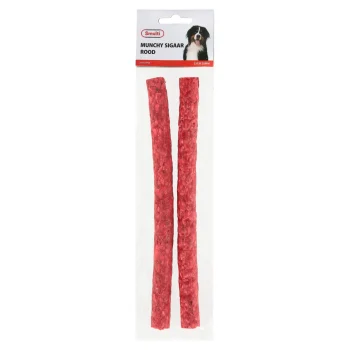 Best Smulti Munchy Sigaar 25cm 20mm Rood 2st