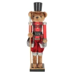 Online O'malley Notenkraker Beer 60 Cm Tartan Rood