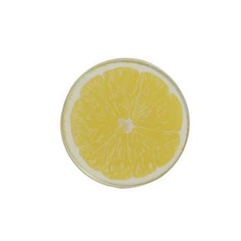 Clearance Decoris Onderzetter Glas Citrus 9 Cm 4st.