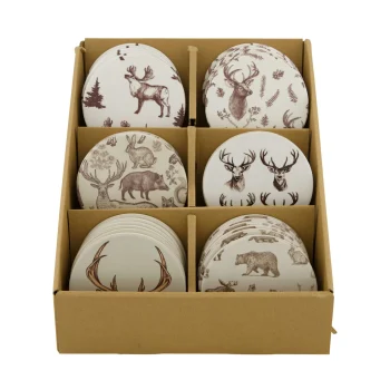Outlet Natural Collections Onderzetter Rendier Rond 10cm