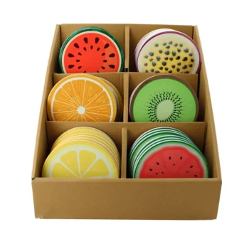 Best Natural Collections Onderzetter Rond 10 Cm Fruit, 6 Assorti
