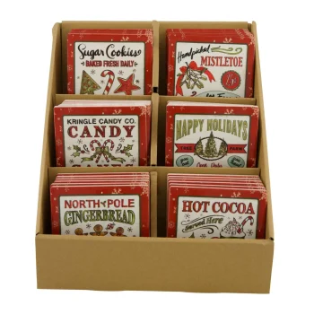 Discount Natural Collections Onderzetter Xmas 10x10cm