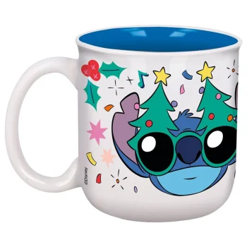 Discount Disney Ontbijtmok Kerst Stitch Ice Skating