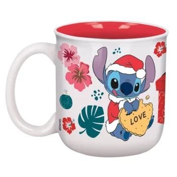 Hot Disney Ontbijtmok Kerst Stitch Present