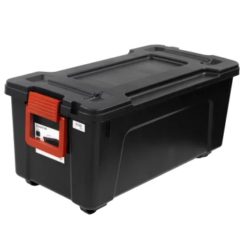 Online Iris Ohyama Opbergkoffer Robuust Met Wiel 75L