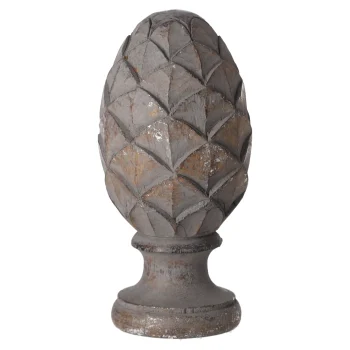 Best O'malley Ornament Hout Op Voet Grijs 17 Cm