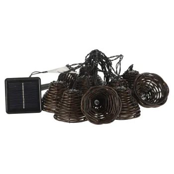 Fashion O'malley Partylight Solar 10LED Warm Wit Wicker