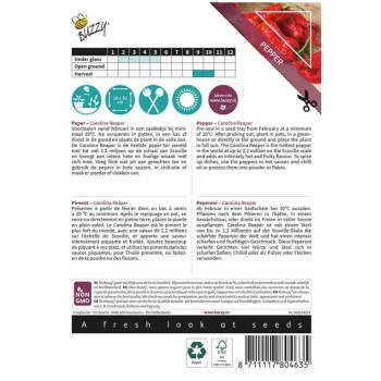 Outlet Buzzy Peper Carolina Reaper