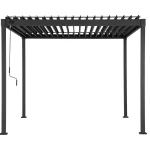 Discount Mirador Pergola 80 Solid Antraciet 3x4m