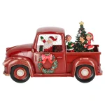Clearance O'malley Pickup Kerstman Glitter 28 Cm Rood