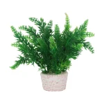 Clearance Flamingo Plant Aquarium Plastic Assorti S