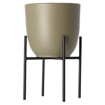 Online Mica Decorations Plant Standaard Ascot Zwart 14 X 13.5 Cm