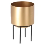 Discount Gusta Plantenpot Goud 17 X 11 Cm