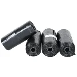 Hot Friendly Pet Poepzak + Handvat Zwart 4x15st