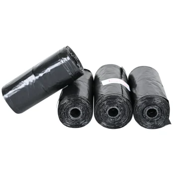 Hot Friendly Pet Poepzak + Handvat Zwart 4x15st