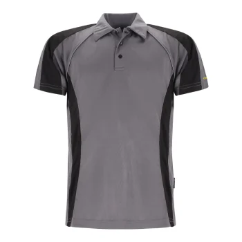 Fashion Cratex Poloshirt H Arvin Grijs/zwart XS