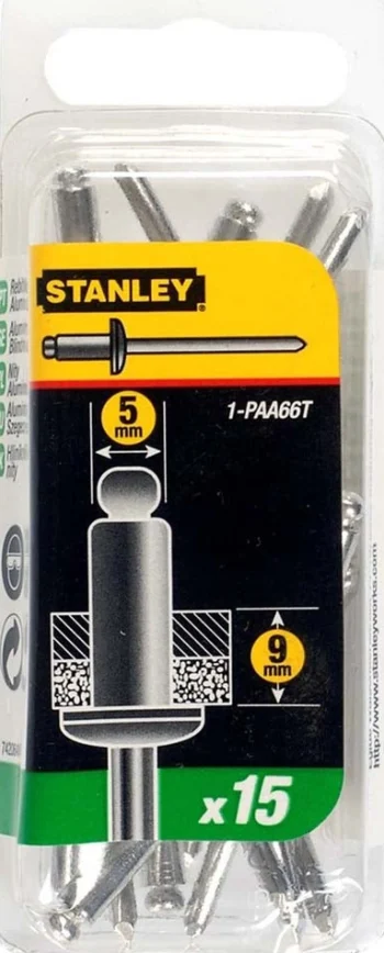 Hot Stanley Popnagels 3x3mm 1-PAA42T
