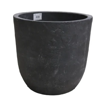 Online Mega Collections Pot Arizona Egg Graphite 25 Cm