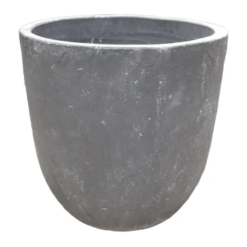 Best Mega Collections Pot Arizona Egg Washed Grey 25 Cm