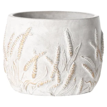 Fashion Natural Collections Pot Cement Goud 14 X 11 Cm