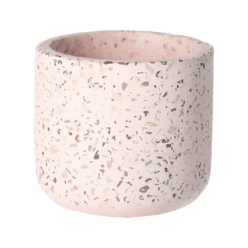 Hot Natural Collections Pot Cement Roze 10 X 9 Cm
