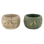 Best Natural Collections Pot Cement Vogel 12 X 7 Cm