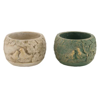 Best Natural Collections Pot Cement Vogel 12 X 7 Cm