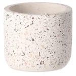 Clearance Natural Collections Pot Cement Wit 12 X 10 Cm