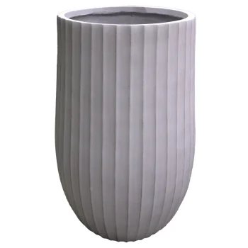 Sale Pot Folcata Smoke Grey 40 Cm