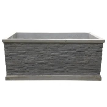 Discount Mega Collections Pot Jambi Brick Rec Grey 60 Cm