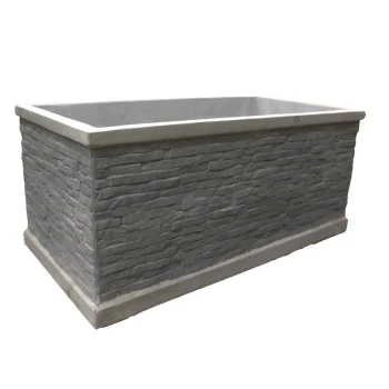 Discount Mega Collections Pot Jambi Brick Rec Grey 60 Cm