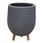 Discount Mica Decorations Pot Op Standaard Corda Grijs