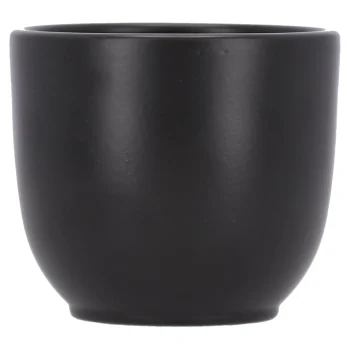 New Mica Decorations Pot Tusca Rond Zwart Mat 7 X 8 Cm