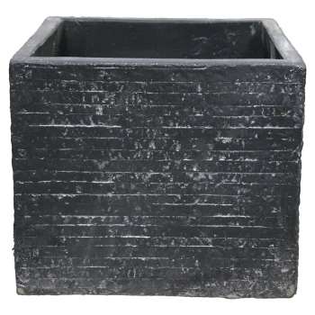 Outlet Mega Collections Pot Utah Cubi Graphite 23 Cm