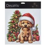 Outlet Decoris Raamsticker Hond 30x30cm