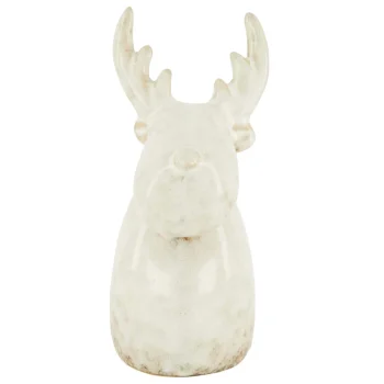 Outlet Natural Collections Rendier Keram Grijs 5x7x13 Cm